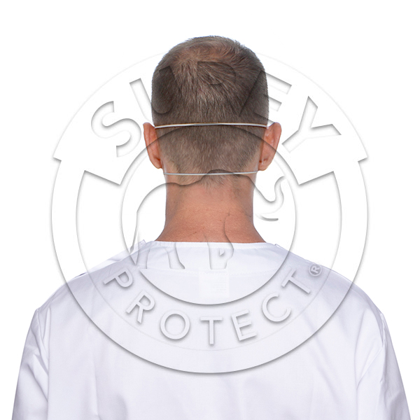 MASCARILLA 2 CAPAS GOMA NUCA AZUL